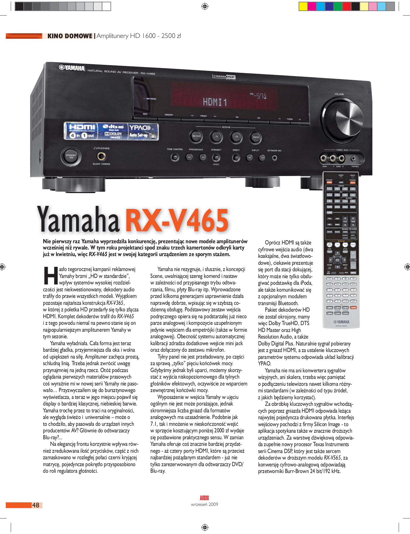 PDF manual for Yamaha Receiver RX-V465